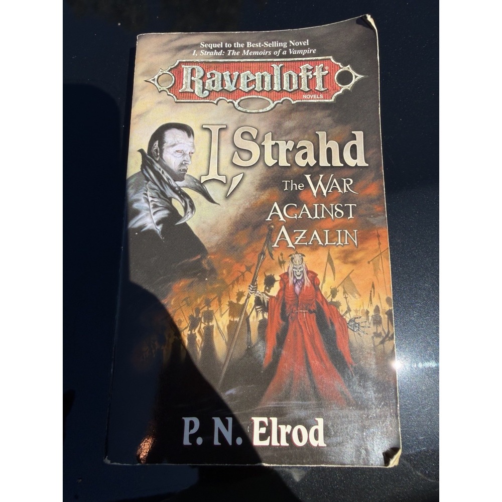 Ravenloft I Strahd War Against Azalin P.N. Elrod 1st Printing Vintage Paperback